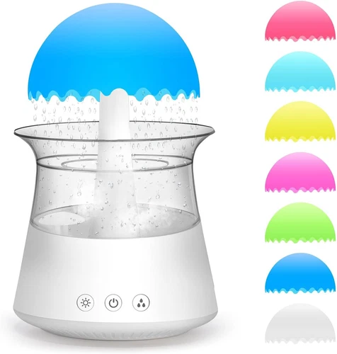 Rain Cloud Humidifier Water Drip Diffuser Aromatherapy Humidifier w/ 7 Colors US - Bild 17 von 44