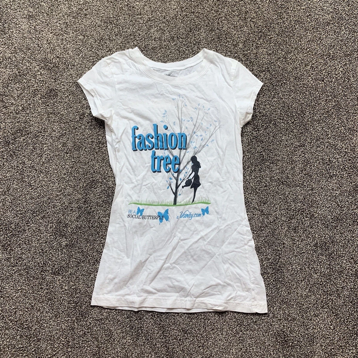 T-shirt Femme Vanity 'I Heart Prep' Vert Clair - Taille Small - Neuf Sans étiquettes