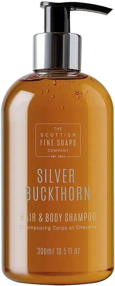 THE SCOTTISH FINE SOAP COMPANY The Scottish Fine Soaps Company Silver Buckthorn Hair & Body Shampoo 300ml