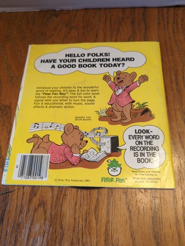 Popeye, 3 Little Pigs, The Ugly Duckling Peter Pan Record & Book & 1 Other - Picture 10 of 19