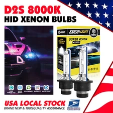 2X D4S HID 8000K Xenon Headlight Light Bulbs Replacement For 2006-16 Lexus IS350