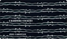 Barbed Wire - 3" X 5" - Sticker