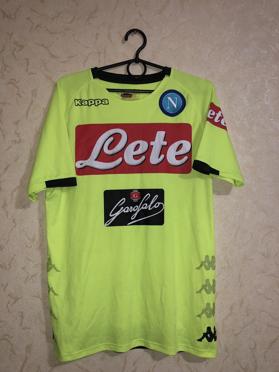Rare Napoli Football Training Jersey Size M Kappa Mens Green | eBay
