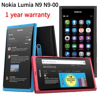 GCSUPERMARKET Original Nokia Lumia N9 N9-00 Touchscreen 16GB 3G LTE Unlocked GPS Smartphone