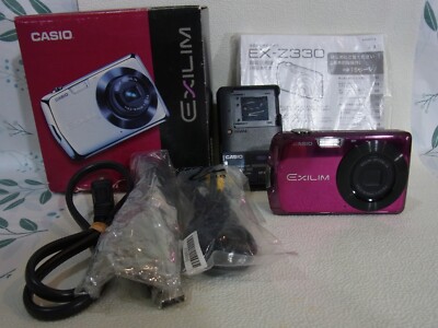 Casio EXILIM EX-Z330,3x,2.7in,12.1,Purple Excellent fromJAPAN