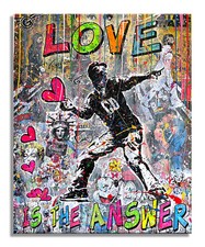 Love is the answer - Original Painting on Canvas