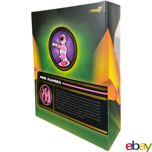 Super7 Mighty Morphin Power Rangers ULTIMATES! Modellino Ranger Rosa Wave 2 - Foto 13 di 20