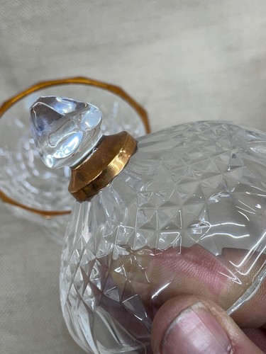 Cristal D'Arques France Pedestal Candy Dish w/ Lid 24% Lead Crystal - Picture 7 of 12