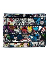Marvel Heroes Avengers Bi-Fold Wallet Catain America Iron Man New With Tag