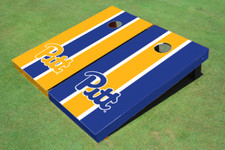 University of Pittsburgh Alternating Long Stripe Cornhole Boards