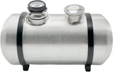 Universal Gas Tank 8x16'' 3 1/4 Gallons 1/4 NPT Spun Aluminum Fuel Tank w/Gauge