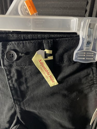 FADED GLORY GIRL'S Black CHINO PANTS SKINNY ADJUSTABLE WAIST SIZE 7, NEW - Picture 5 of 5