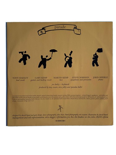 Spandau Ballet Parade Vinyl LP Gatefold-Chrysalis-CDL 1473 UK 1984 - Picture 5 of 9
