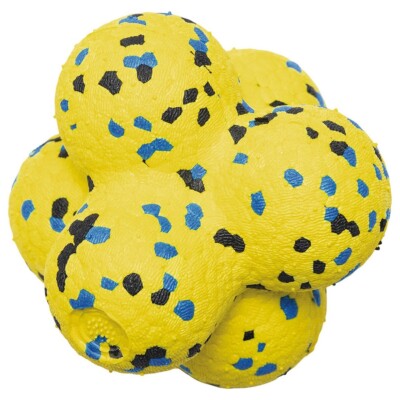 Hundespielzeug Beeztees Fetch Atom 8cm Schaumstoff gelb für Hunde, schwimmfähig