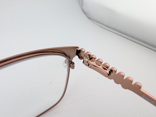 Bebe Eyeglasses, Frames Only, BB5155 (770) Rose Gold, 53-16-140, Metal, Full Rim - Picture 9 of 15