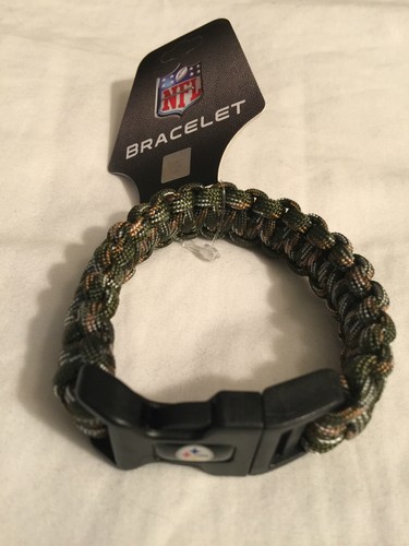 Siskiyou NFL Licensed Camo Pittsburgh Steelers Survivor Bracelet 7" - Picture 2 of 3