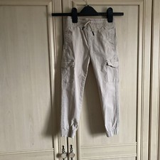 Boys Beige Cargo Jeans Age 4-5 Yrs By Denim And Co 