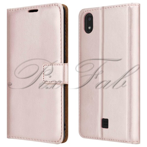 For LG K20 2019 Premium Leather Wallet Stand Phone Case Cover + Tempered Glass - Picture 12 of 21