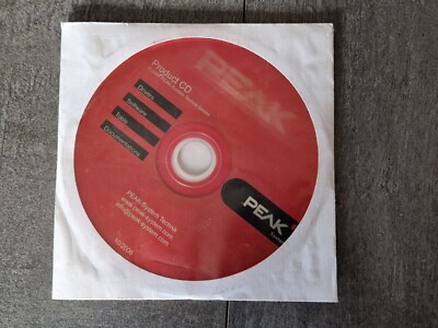 PEAK-System Technik Product CD 10/2006 Driver/Software/Tools/Documentations