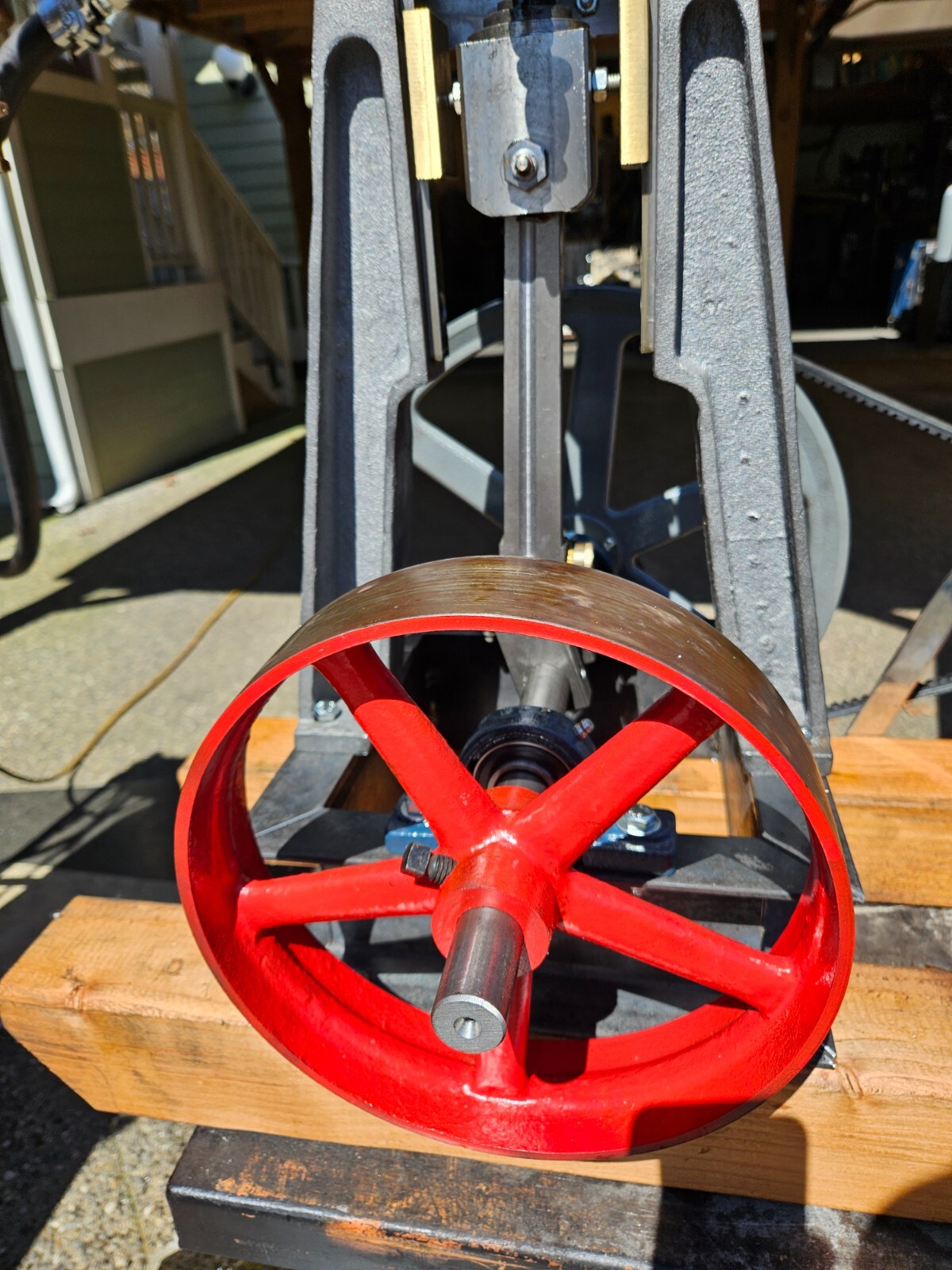 For Sale Antique Vertical Steam Engine Off Grid Alternator oiler Ross