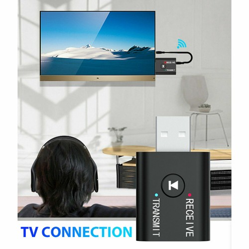 Mini 3.5mm Bluetooth 5.0 Transmitter Receiver TV PC Car USB Audio Stereo Adapter - Picture 12 of 12