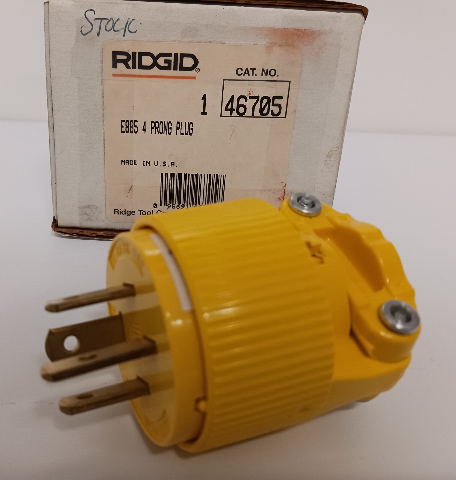Genuine Ridgid 46705 E885 4 Prong Plug | eBay