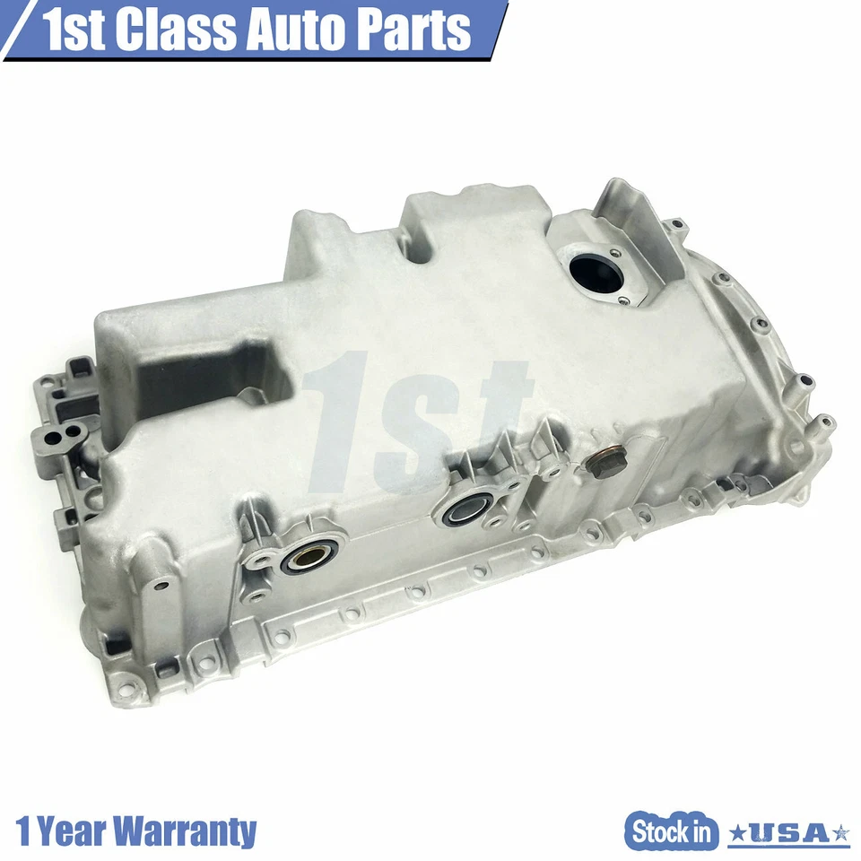 Cacerola de aceite del motor con orificio de sensor LVL de aceite para Volvo C30 S40 V50 2004-2013 30777234 Foto 3 de 4