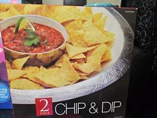 Tabletops Gallery Two Piece Chip and Dip Serving Set