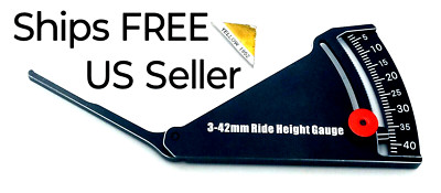 9IMOD Aluminum RC Adjustable Ride Height Gauge 3-42MM Ships FREE US Seller