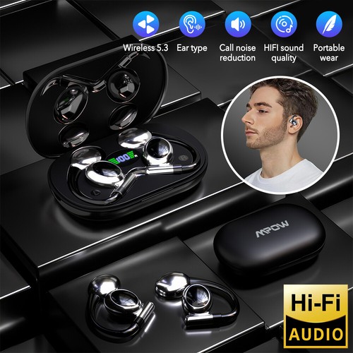 MPOW Wireless Earbuds Bluetooth Headphone Sport Bluetooth 5.3 Earbud HiFi Stereo - Picture 5 of 24