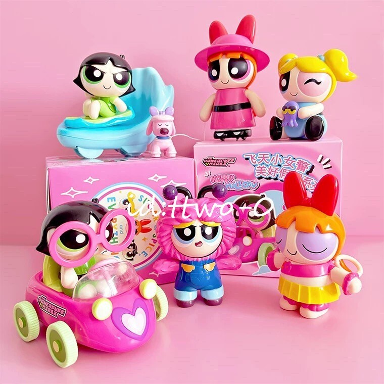 6PCS/SET - Blossom Buttercup Bubbles The Powerpuff Girls Figure