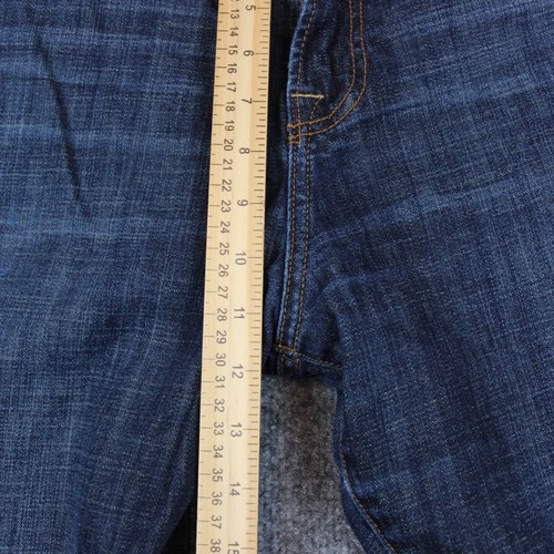 Pantalones de mezclilla para hombre Lucky Brand 40X32 azul 221 originales rectos elásticos - Imagen 10 de 15