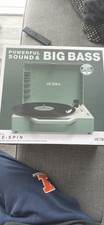 Victrola Re-Spin Bluetooth Record Player Green/White Headphone Jack RCA Out