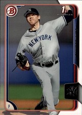 2015 Bowman Draft #44 Jeff Degano New York Yankees