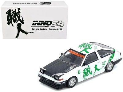 Toyota Sprinter Trueno (AE86) RHD (Right Hand Drive) #15 ''Keiichi Tsuchiya'' Whit