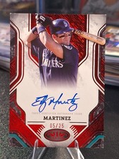 Edgar Martinez 2025 Topps Tier One Prime Performers Auto Red 5/25