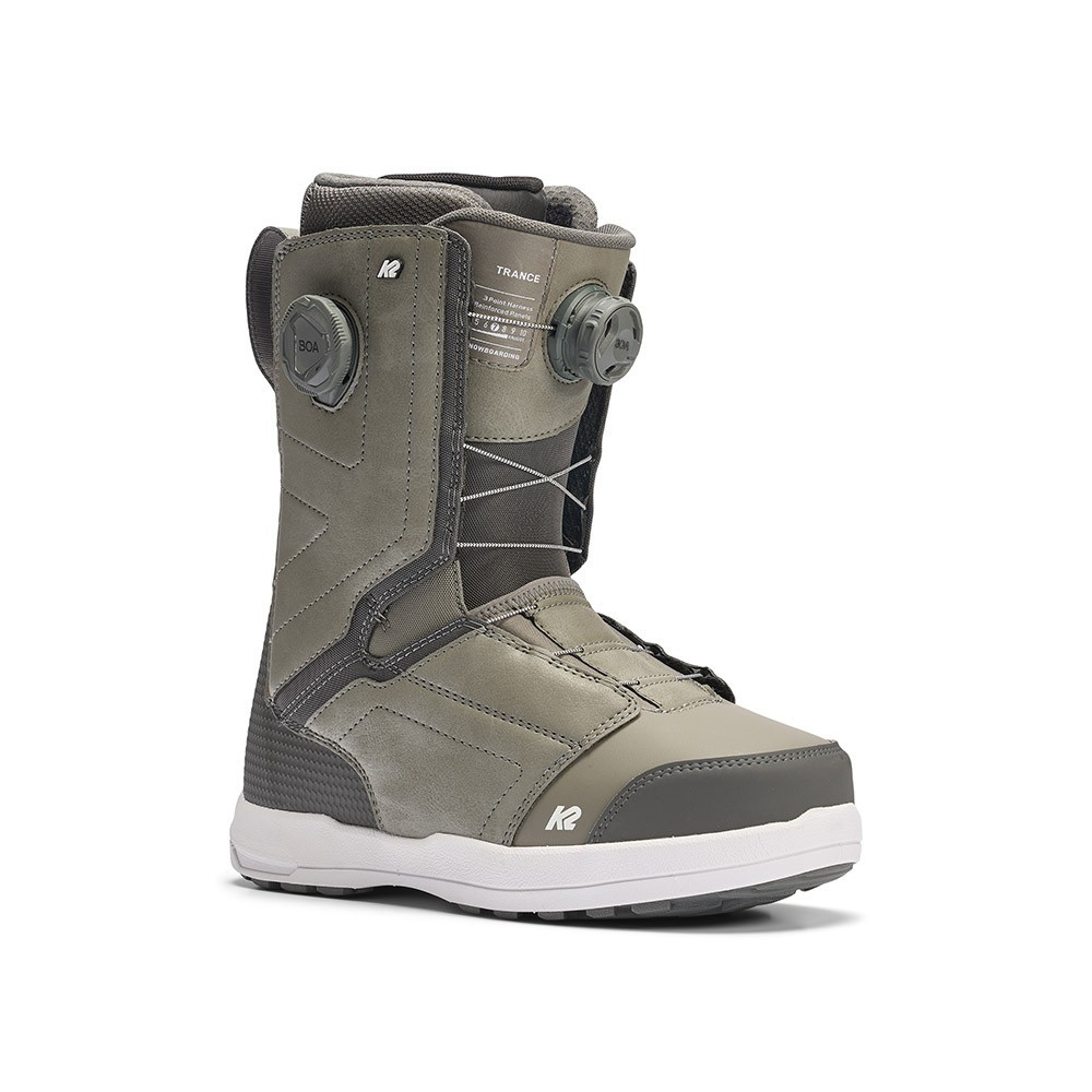 Boots de snowboard Trance grey avec amorti EVA et flex rigide