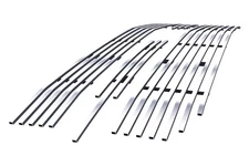 For Chevy Silverado 1500 LTD 22 Main Grille 4-Pc Polished 8x6 mm Horizontal