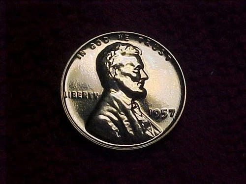 1957-P Lincoln cent - HIGH GRADE PROOF - NICE UPGRADE COIN