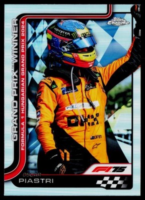 2025 Topps Chrome Formula 1 #105 Oscar Piastri Refractor B21