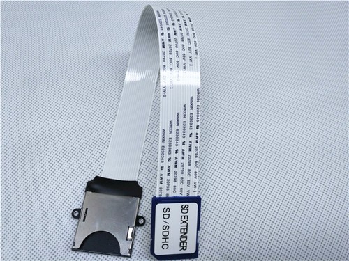 SD Male to SD Female Extension Cable Card Reader Screw Hole 25cm Reverse - Afbeelding 3 van 7