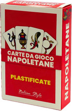 Carte Da Gioco Napoletane Plastificate – Italian Style | Mazzo Da 40 Carte Tradi