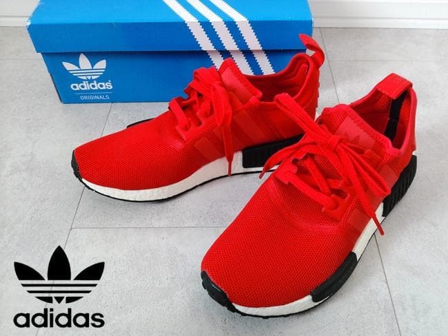 Adidas NMD_R1 Boost Sneakers US8.5 26.5cm Red BB1970 Mens