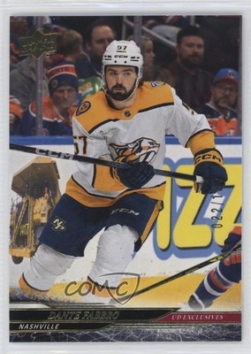 2024-25 Upper Deck Series 2 Exclusives 22/100 Dante Fabbro #343 1pa2