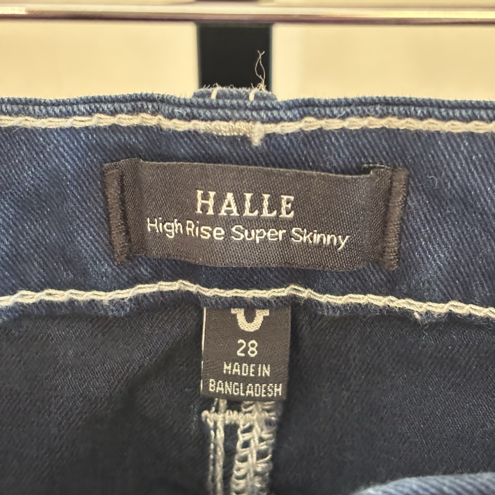 True Religion Halle High Rise Super Skinny World Tour Jeans Women’s Size 28x28 thumbnail 5