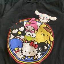Small Hello Kitty Sanrio BioWorld 100 Cotton T Shirt Small Blacker Than Pics