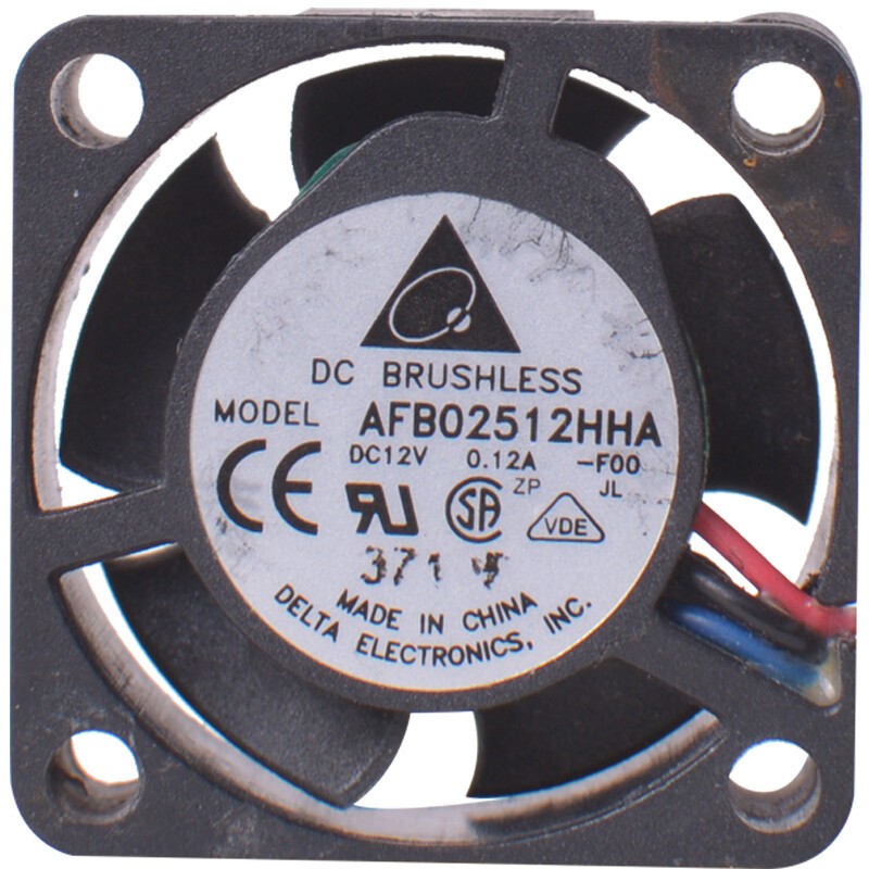 1Pcs NEW Delta AFB02512HHA F00 DC12V 0.12A Cooling Fan 2510 25x25x10mm 2pin