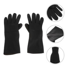 Elastic Reusable Black Hair Dye Gloves for Salon and Household Use Protect Hands