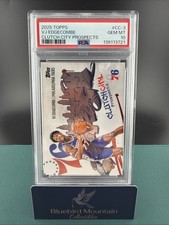 2025 Topps Basketball # CC-3 VJ Edgecombe Clutch City Prospects PSA 10 GEM MINT!