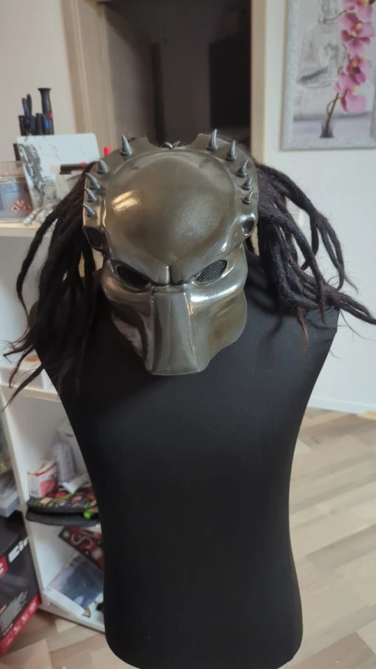 Predator Maske  , 3D Gedruckt Mit Echt Haar  - Bild 3 von 3